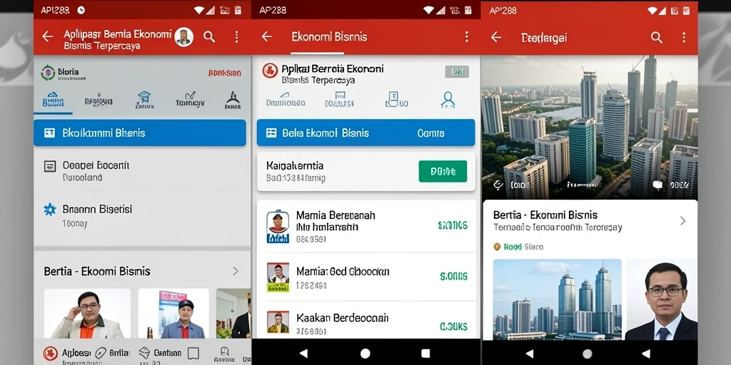Tampilan antarmuka aplikasi API288 yang informatif dan user-friendly.
