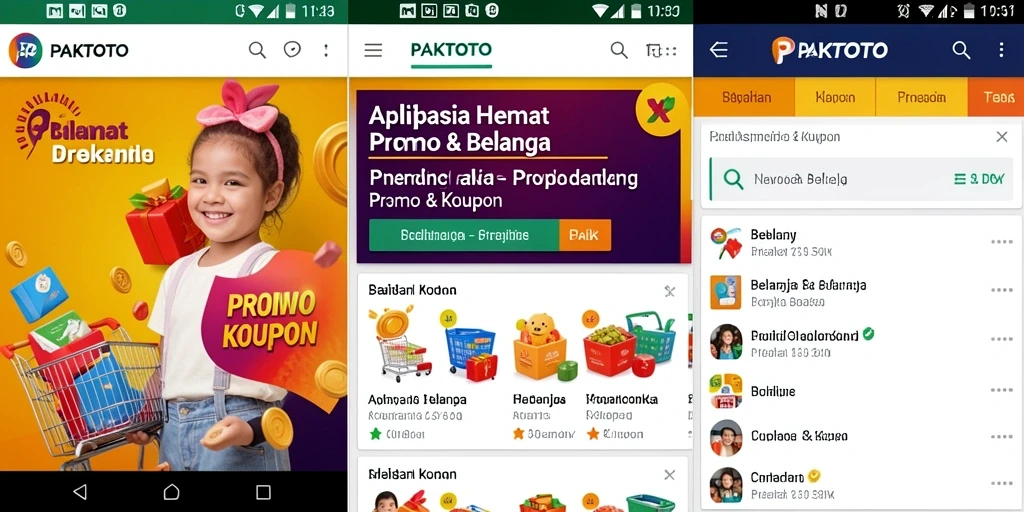 Tampilan antarmuka PAKTOTO yang user-friendly dan menarik.