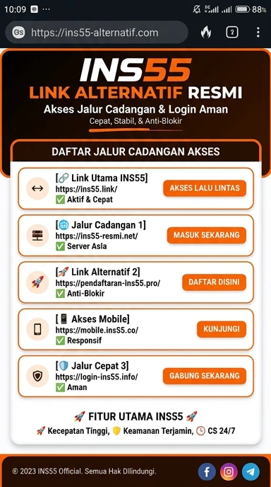 Tampilan link alternatif ins55