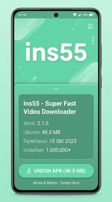 Tampilan halaman APK ins55
